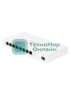 Маршрутизатор Ubiquiti UISP Router 2 ядра (880 МГц), 8х 1G RJ45, 1х SFP, раздача PoE 110 Вт