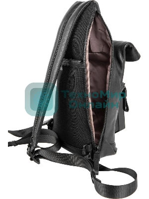 Рюкзак слинг Piquadro Harper CA6784AP/N черный кожа