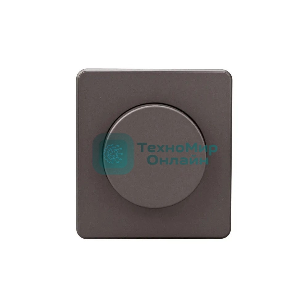 Светорегулятор Kranz KR-78-0732-2 ROUND (диммер) 300Вт с/у титан