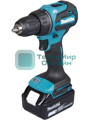 Дрель-шуруповерт Makita DDF490SFJ 12, 18 В, 3 Ач, 50 Нм, бесщеточный