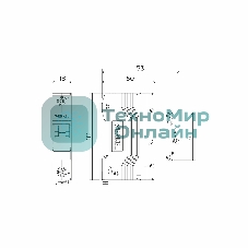 Автоматический выключатель Werkel 1P  6 A  C  4,5 kА W901P064