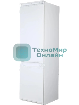 Встраиваемый холодильник Beko BCSA2750 двухкамерный белый