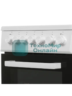 Плита электрическая Beko FSE57110GW белый, конфорок 4 шт, духовка 55 л, гриль, 50 см x 85 см x 60 см