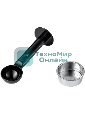 Кофемашина Kitfort КТ-7105-1 1450Вт черный/фиолетовый