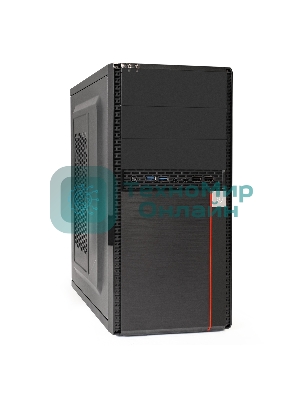 Компьютерный корпус Minitower ExeGate EX284033RUS BA-204U-350W-8 (mATX, БП AA350 с вент. 8см, 2хUSB+2хUSB 3.0, аудио, черный)