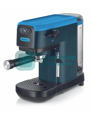 Кофеварка рожковая Ariete 00M139918AR0 маренго/синий, молотый/капсулы, 1,1 л, 1300 Вт, 15 бар