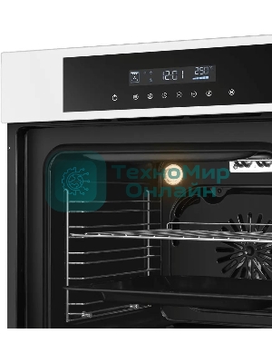 Шкаф духовой электрический Maunfeld AEOD60103W, 60л, дверца с 3 стеклами, белый