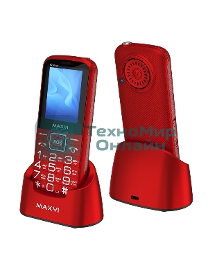 Мобильный телефон Maxvi B21ds up красный