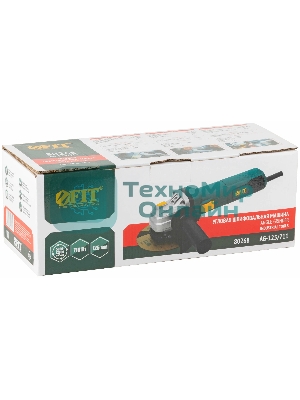 Угловая шлифовальная машина AG-125/711, 710 Вт, 5000-12000 об/мин, БсК 125 мм, мал., регулир.оборотов, коробка