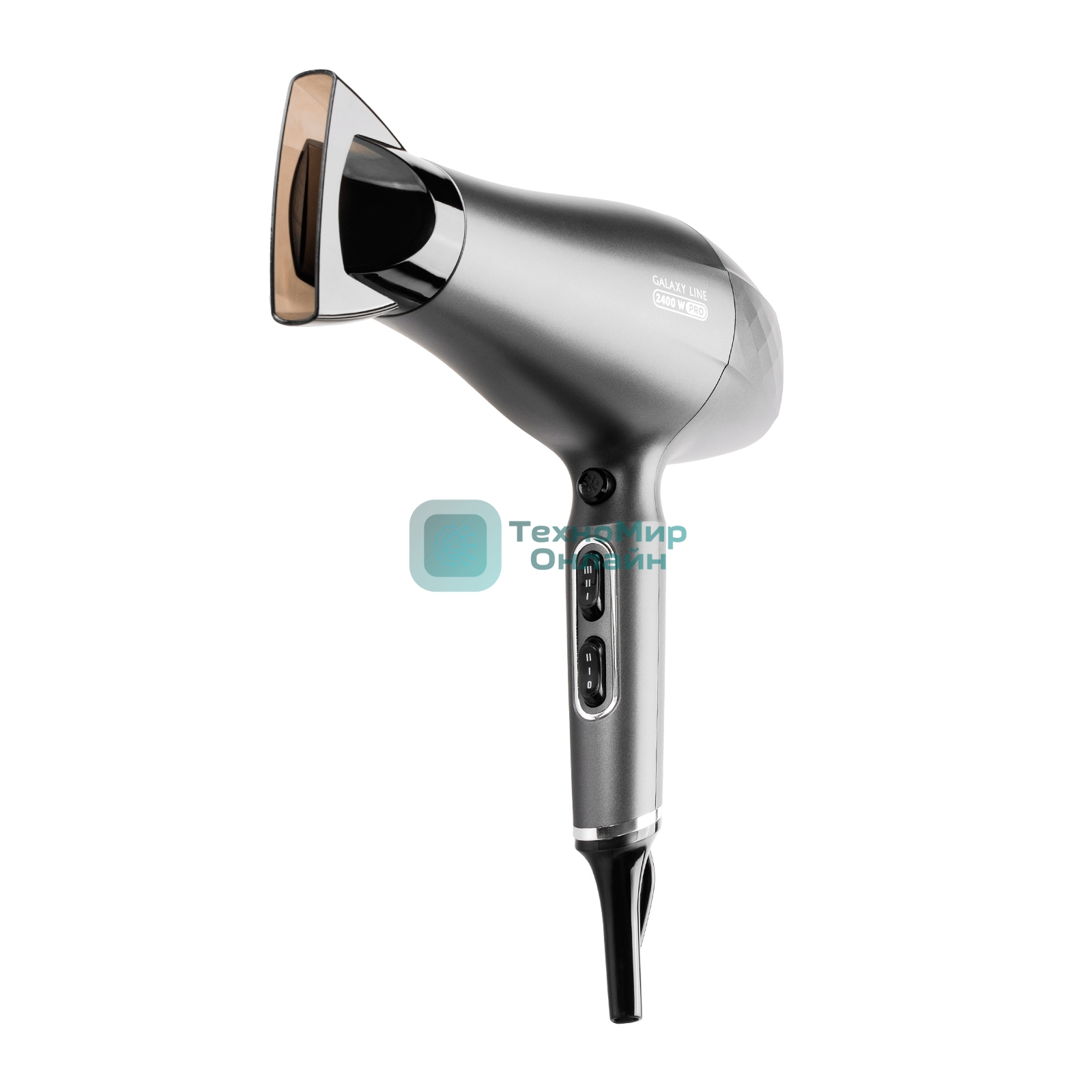 Фен Galaxy Line GL 4368 антрацитовый, 2400 Вт