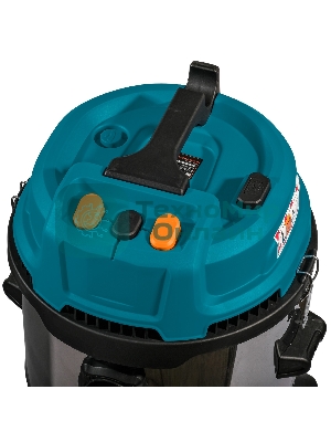 Пылесос строительный Bort BSS-2460-Storm синий, 440/2400 Вт, уборка сухая/влажная, пылесборник мешок/контейнер, 60 л