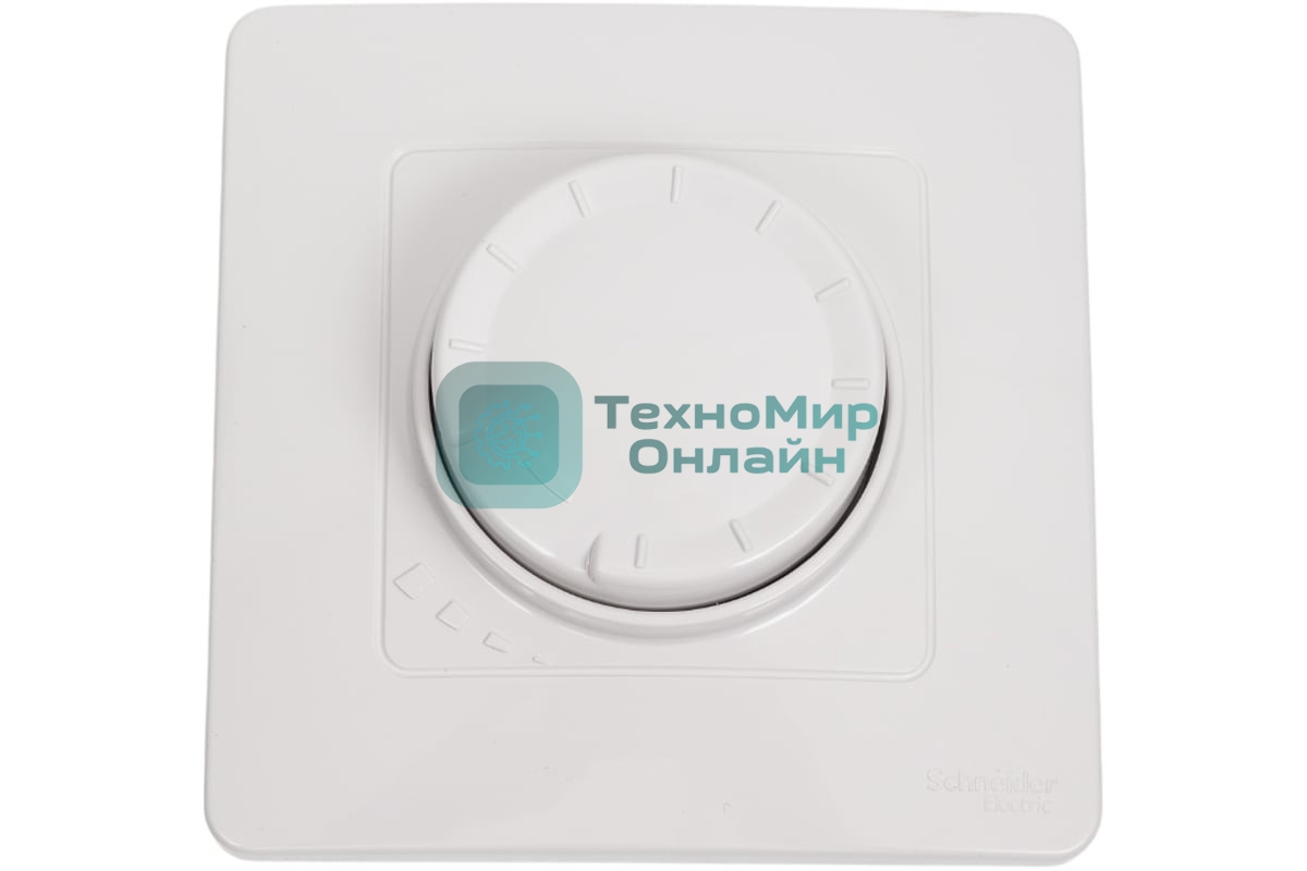 Светорегулятор (диммер) СП Blanca поворотно-нажимной универсальный 400 Вт бел. SchE BLNSS040011