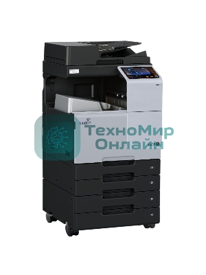 МФУ лазерное Sindoh D332e, A3, цветной, печ. 28 стр/мин., скан. до 55 стр/мин., 1800 x 600 dpi (печать) 600 x 600 dpi (скан.), Ethernet, USB (стартовые картриджи в комплект не входят, запуск АСЦ)