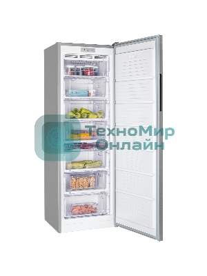 Морозилка Nordfrost DF 268 SAP, серебристый, 256л, 6 ящика