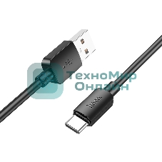 Кабель Hoco X96 Hyper 27W TYPE-C USB (m)-USB Type-C (m) 1м черный коробка