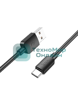 Кабель Hoco X96 Hyper 27W TYPE-C USB (m)-USB Type-C (m) 1м черный коробка