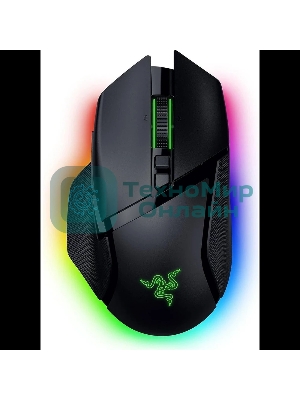 Мышь беспроводная/проводная Razer Basilisk V3 Pro 35K черный, 35000 dpi, радиоканал, Bluetooth, USB, кнопки - 11