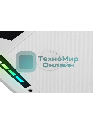 Стол игровой Defender Infinity RGb, подвес круж+гарн., бел, 120 5