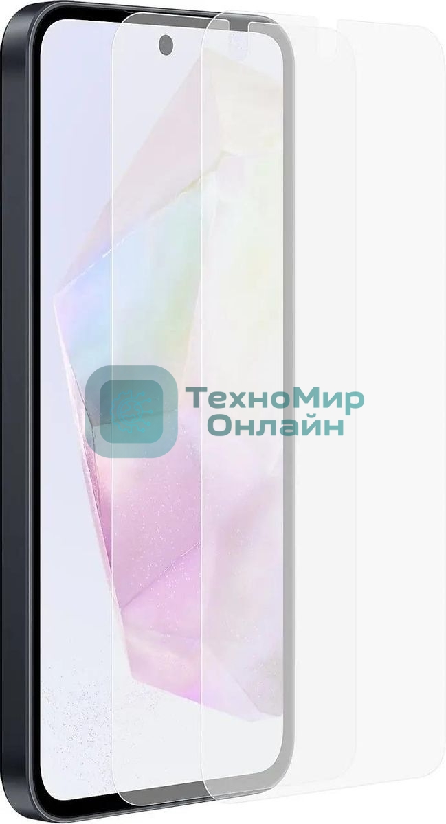 Защитная пленка для экрана Samsung прозрачный для Samsung Galaxy A35 прозрачный 2шт. (EF-UA356CTEGRU)