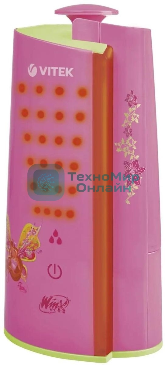Увлажнитель воздуха Vitek WX-3101 розовый, 10 м², 1.3 л