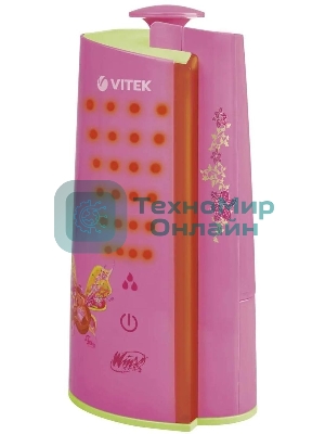 Увлажнитель воздуха Vitek WX-3101 розовый, 10 м², 1.3 л