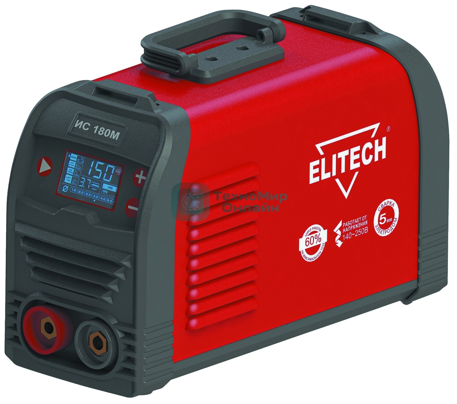 Сварочный аппарат инверторный ELITECH ИС 180М (E1703.016.00) (198713)