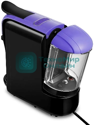 Кофемашина Kitfort КТ-7105-1 1450Вт черный/фиолетовый