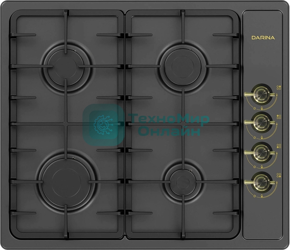 Газовая варочная панель Darina 1T18 BGM 341 11 At антрацит