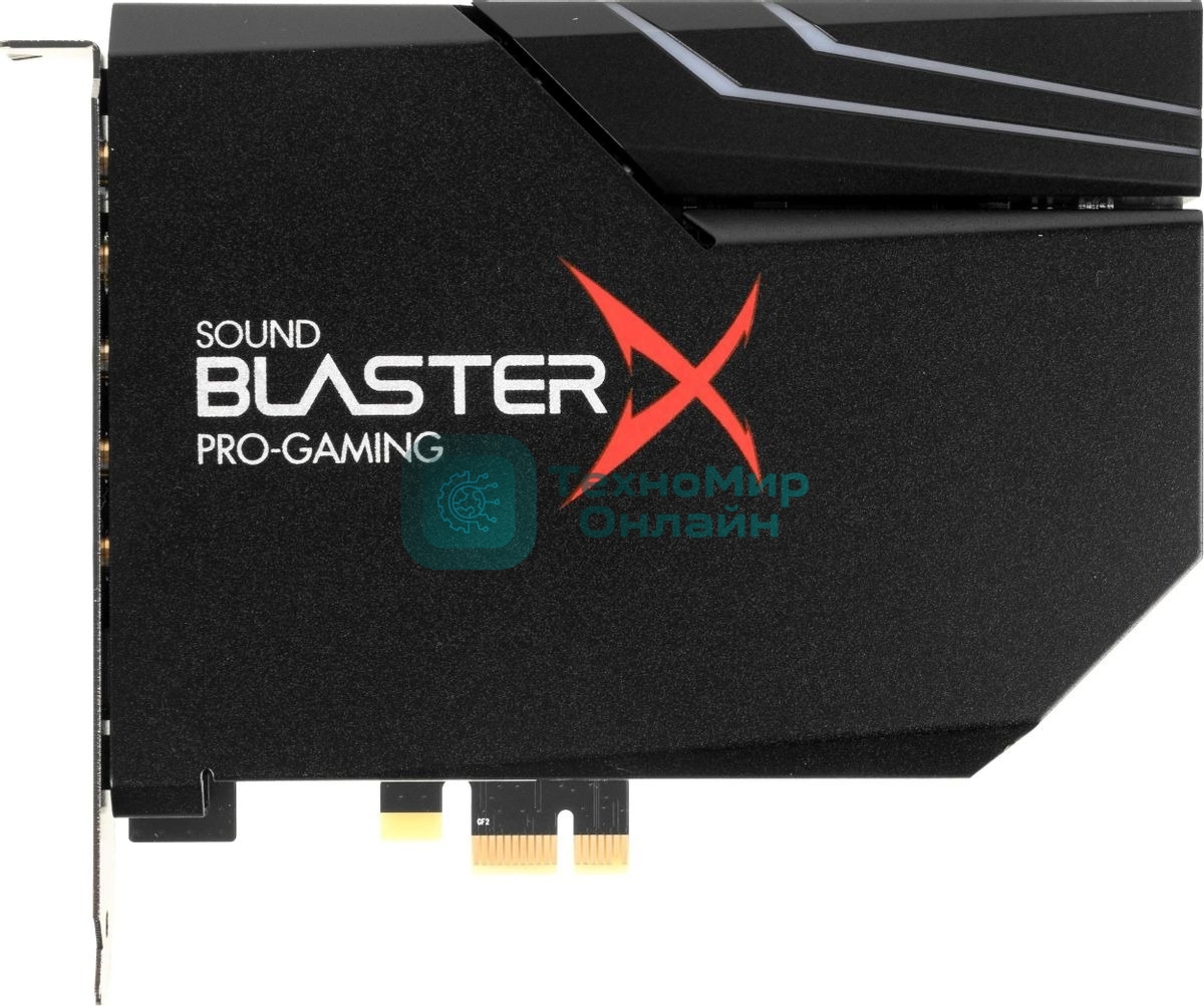 Звуковая карта Creative PCI-E BlasterX AE-5 Plus (BlasterX Acoustic Engine) 5.1 Ret
