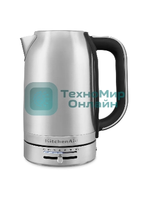 Чайник электрический KitchenAid 5KEK1701ESX стальной, 1.7 л, 2400 Вт