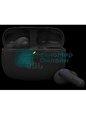 Наушники TWS JBL Wave Beam 2 черный, внутриканальные, Bluetooth, влагозащита IP54, быстрая зарядка, до 10 ч