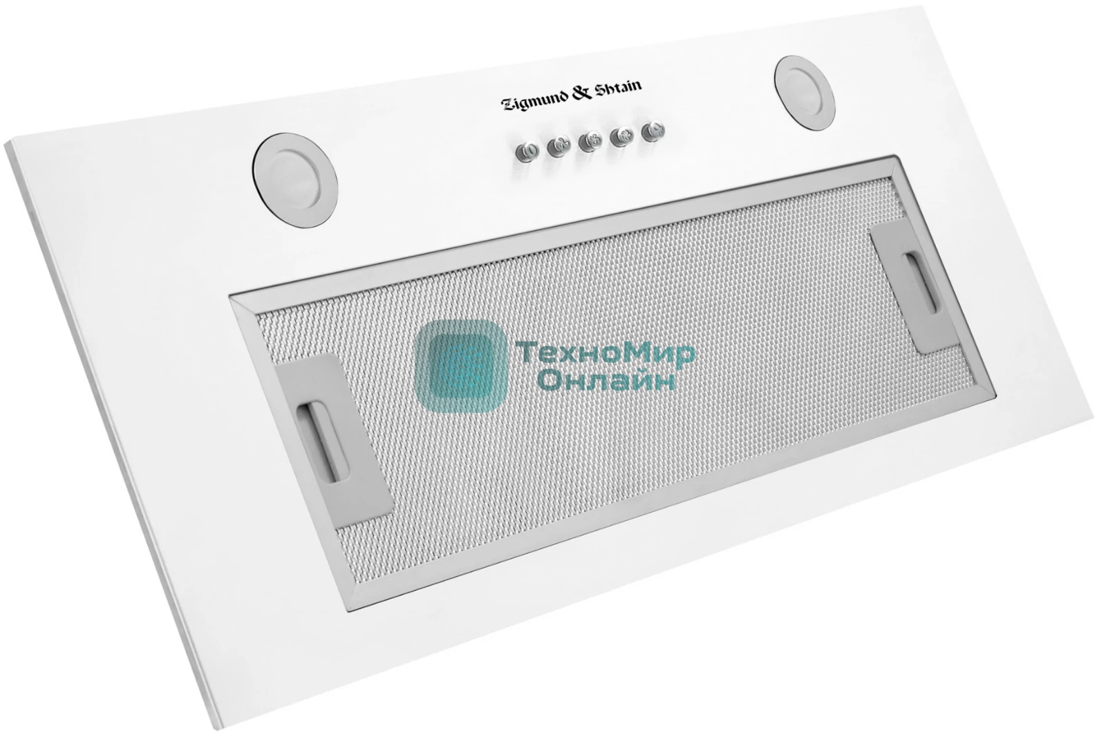 Вытяжка встраиваемая Zigmund & Shtain K 018.5 W белый, 50 см, 660 куб. м/ч, 58.6 дБ