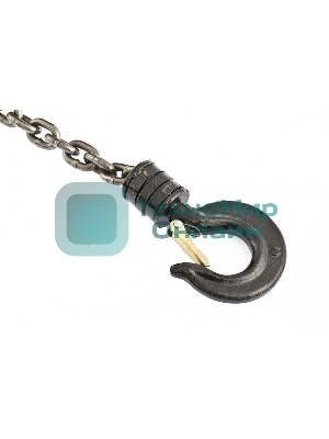 Таль цепная Matrix 1 т, h подъема 2,5 м, расстояние между крюками 300 мм