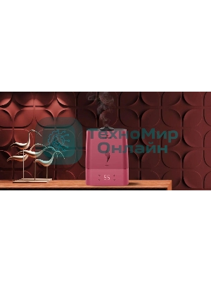 Ультразвуковой увлажнитель воздуха LORIOT Vega LHS-C530E, 5.3л, бордовый/черный