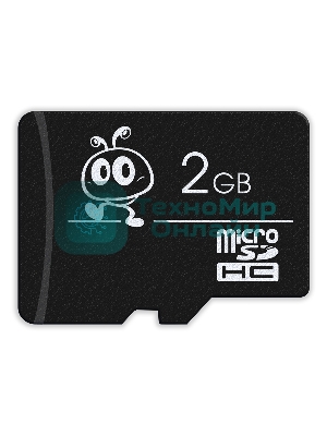 Флеш карта MicroSD (Transflash) Smartbuy 2 Gb (без адаптера)