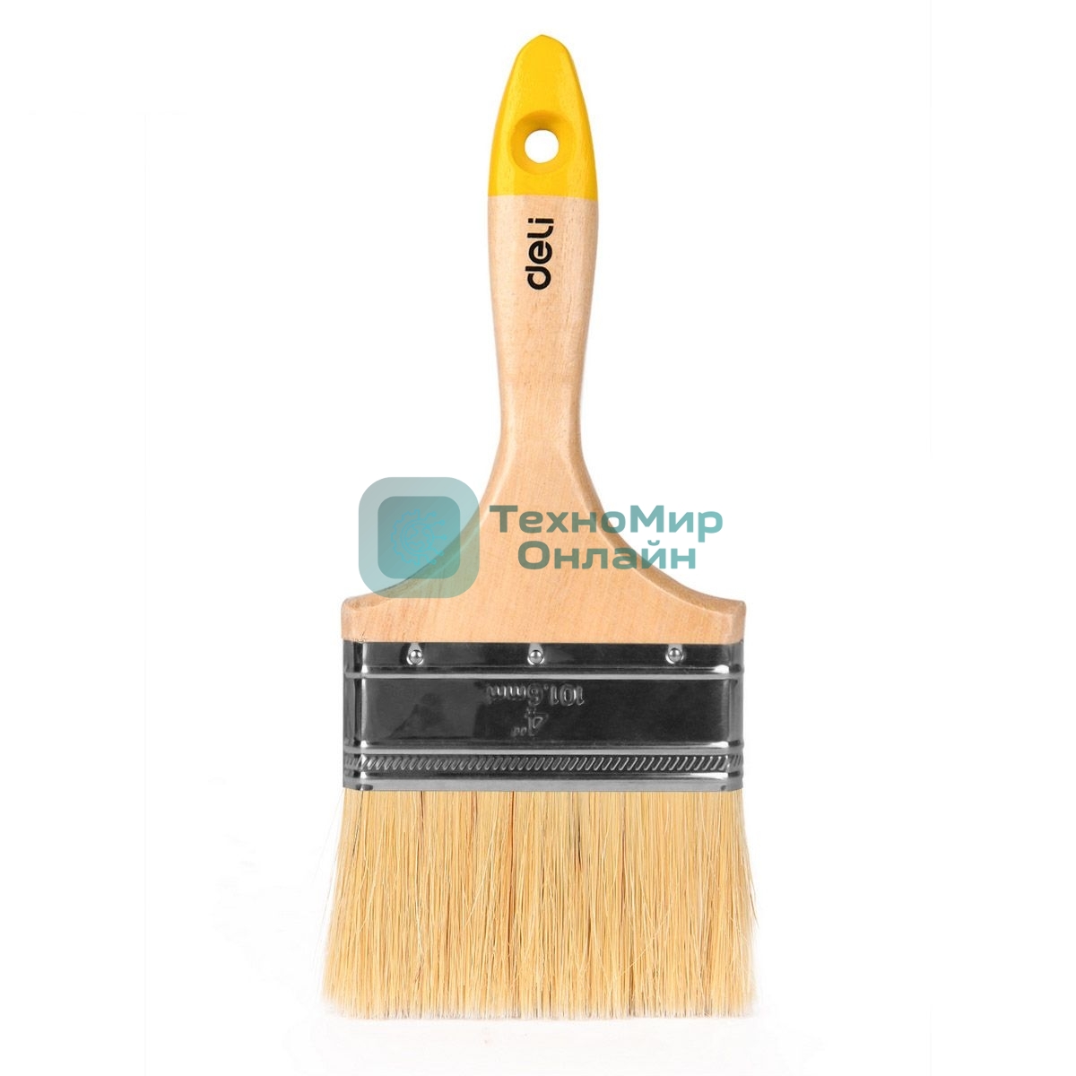Отделочный инструмент Deli Кисть малярная с деревянной ручкой Deli DL509124 100мм