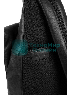 Рюкзак слинг Piquadro Harper CA6784AP/N черный кожа