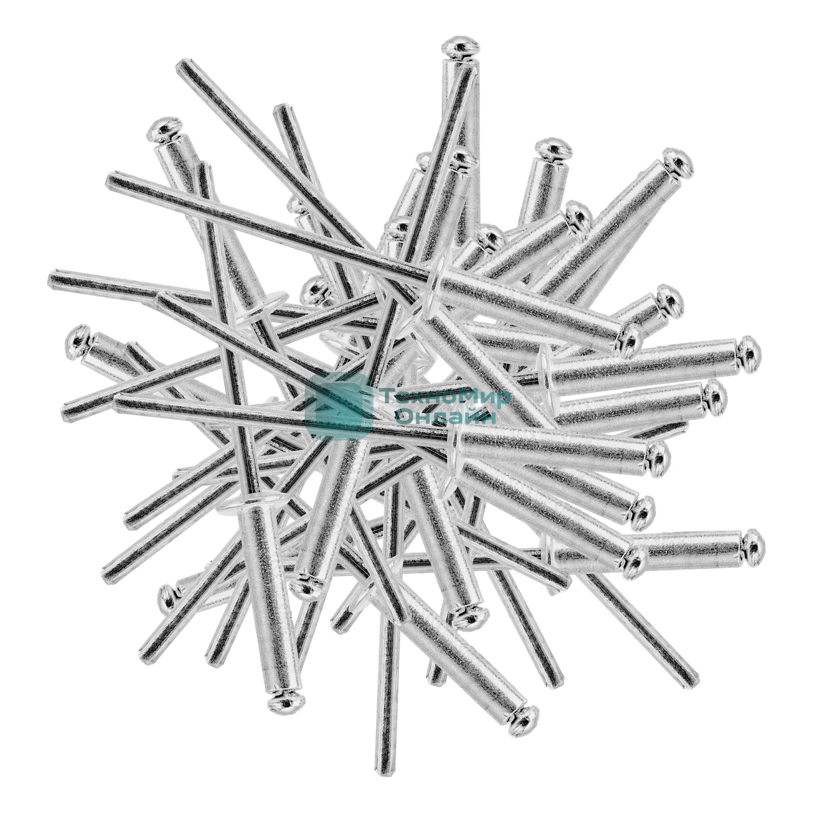 Заклепки алюминиевые Denzel, 1/8