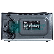 Микроволновая печь JVC JK-MW146M черный/серебристый, 20 л, 700 Вт, переключатели - поворотный механизм