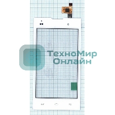 Сенсорное стекло (тачскрин) для Fly IQ4418 ERA Style 4, белое