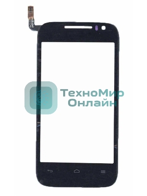 Сенсорное стекло (тачскрин) для Huawei Ascend G302D, черное