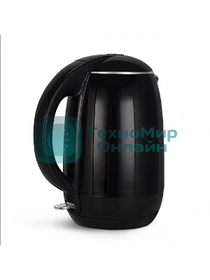 Чайник электрический BQ KT1702P черный-Цветы