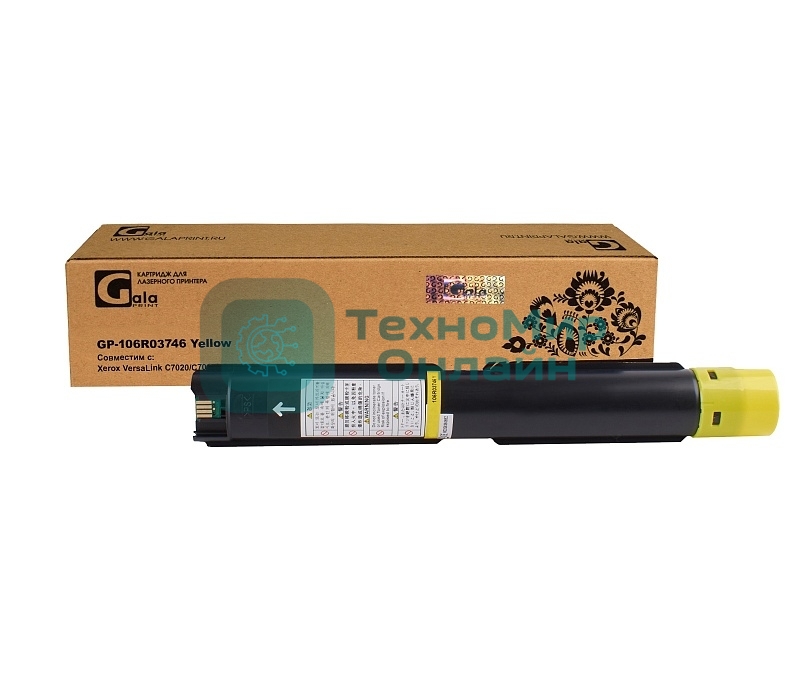 Картридж GalaPrint GP-106R03746 желтый (16500 стр) для Xerox VersaLink C7020/C7025/C7030