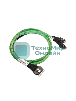 Кабель ACD RSL74-9219 (00-00973907) Slimline SASx8 (SFF8654) -to- 2 Slimline SASx4 (SFF8654)+ SFF9402, 1M, (аналог Broadcom 05-60004-00)