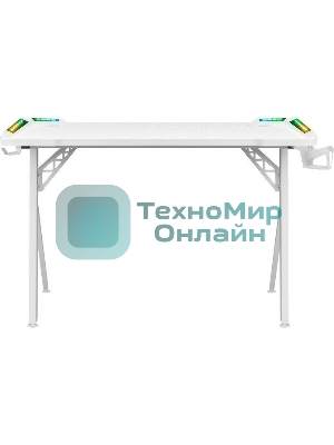 Стол игровой Defender Infinity RGb, подвес круж+гарн., бел, 120 5