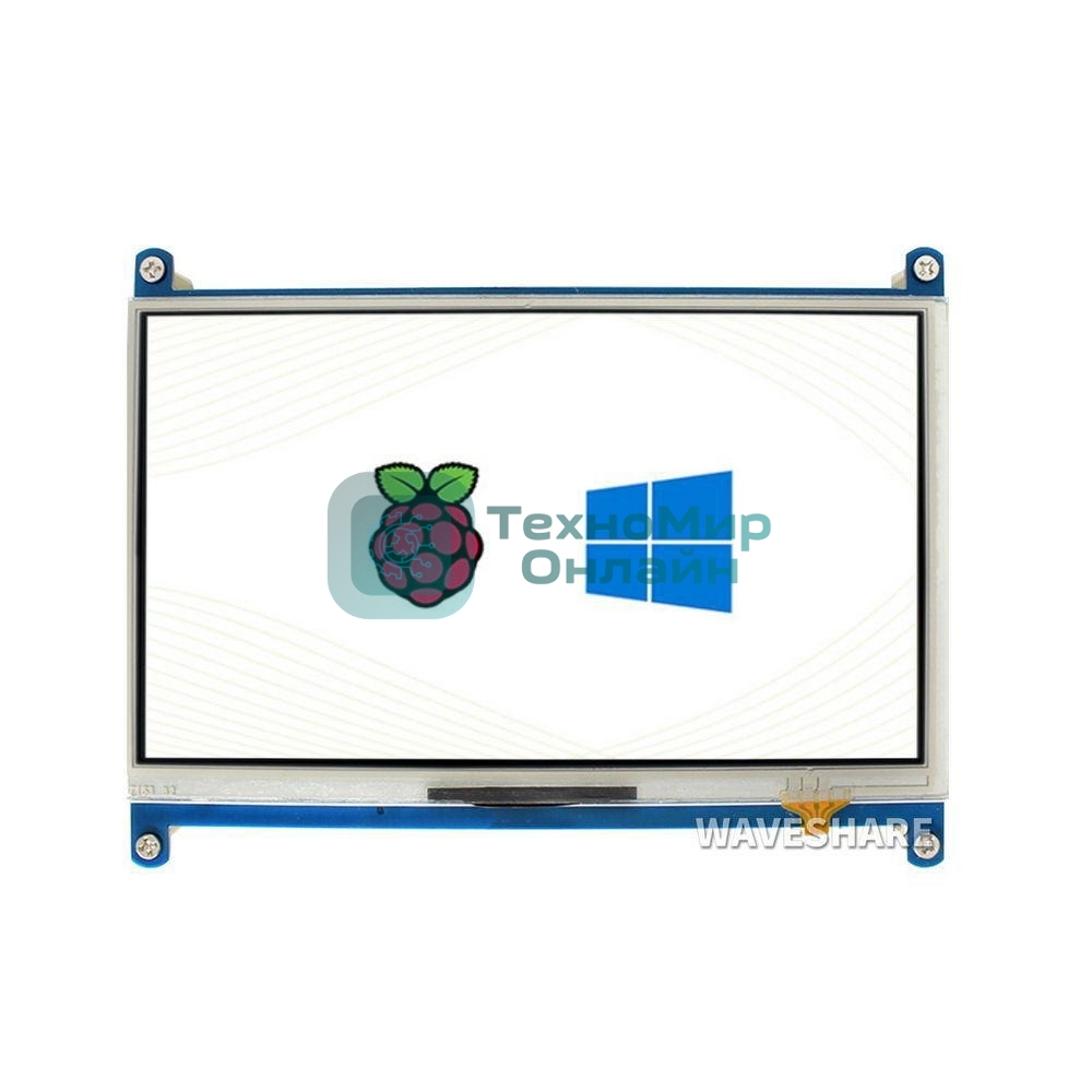 Резистивный сенсорный дисплей без корпуса ACD18-RA418 Waveshare 7