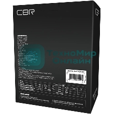 Блок Питания CBR PSU-ATX600-12GM, 600Вт, 80 PLUS Bronze, 120мм, черный