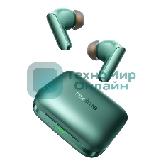 Наушники TWS Realme Buds Air 7 Pro RMA2407 зеленый, внутриканальные, Bluetooth, активное шумоподавление, до 9 ч