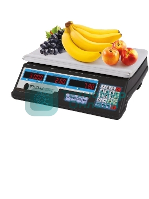Весы торговые электронные KELLI KL-1524 до 35 кг, LED дисплей, экономрежим, суммирование покупок