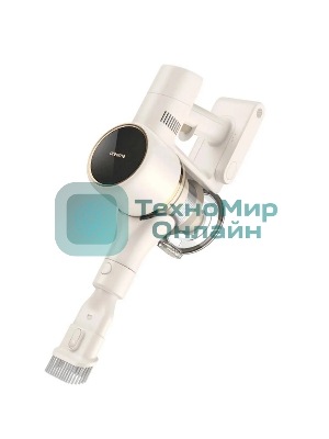 Пылесос вертикальный Dreame R10 бежевый/белый, питание от аккумулятора, 120 Вт, уборка сухая, пылесборник 0.6 л, работа от АКБ max 60 мин